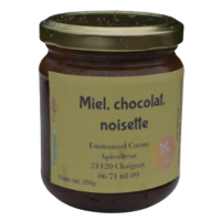 Pâte à tartiner miel chocolat noisette
