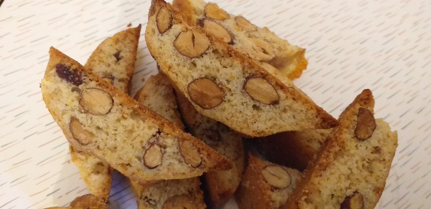 Croquants au miel et aux amandes